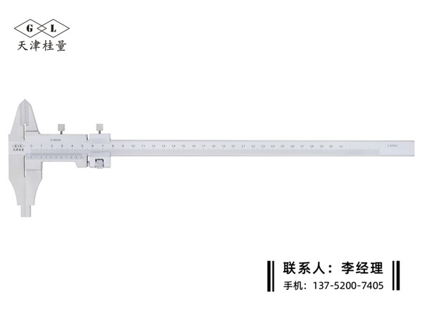 整體雙外爪游標卡尺0-300mm