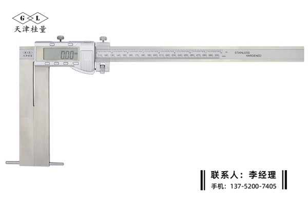 加長爪圓柱頭數(shù)顯卡尺100-300×200mm
