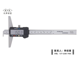 單溝數(shù)顯深度卡尺0-150mm
