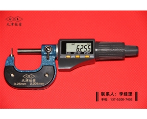 數(shù)顯壁厚千分尺0-25mm(Φ1.5)