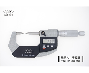 雙尖頭數(shù)顯千分尺0-25mm